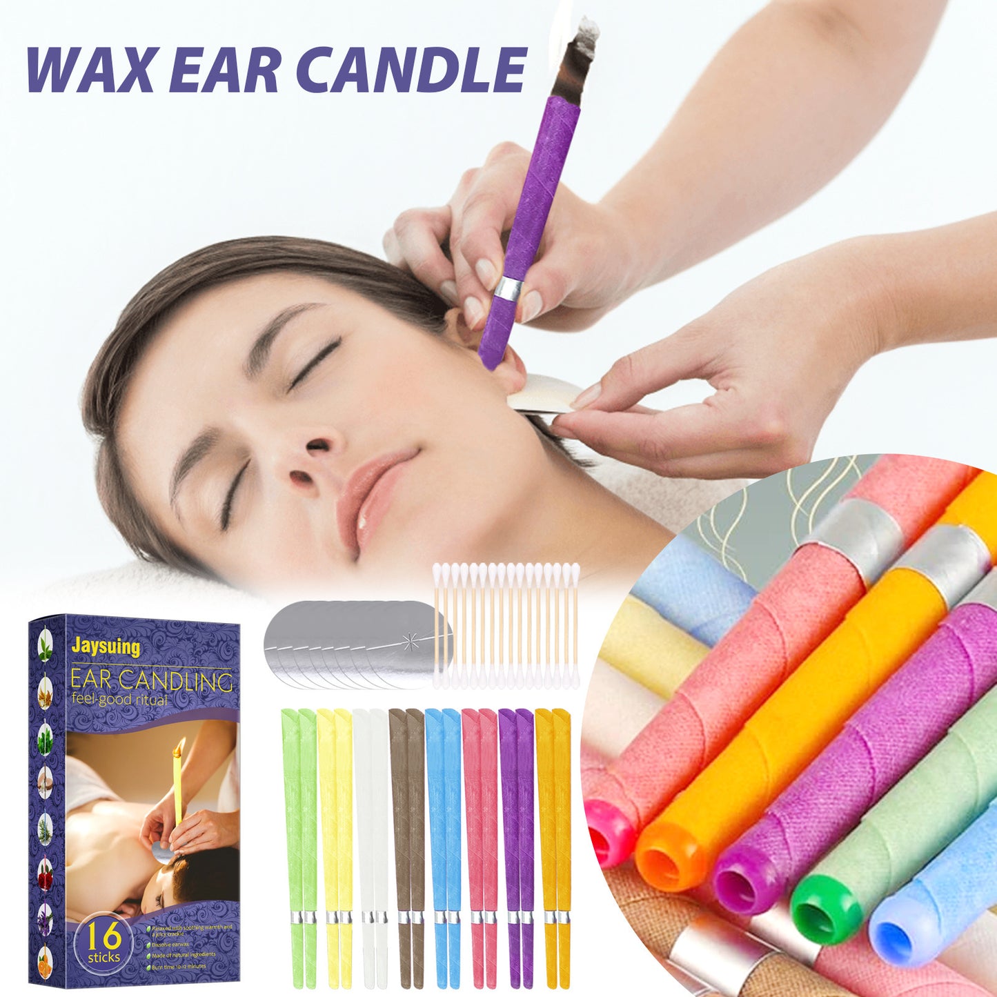 Ear Care Aromatherapy Ear Candle – Natural Wax Candles - cosyaura