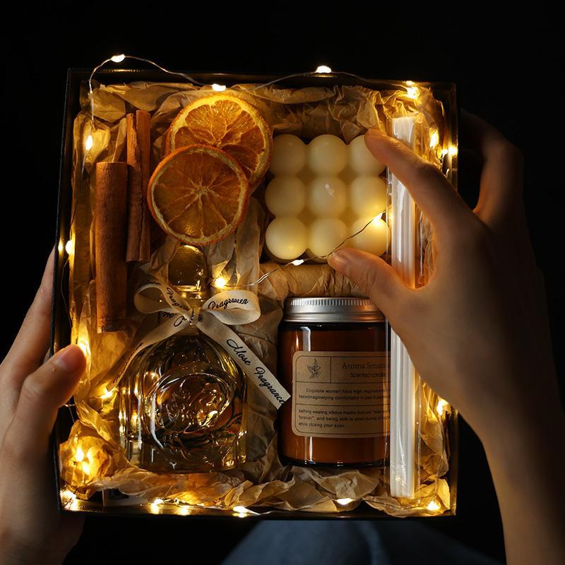 Aromatherapy Candle Gift Box - cosyaura