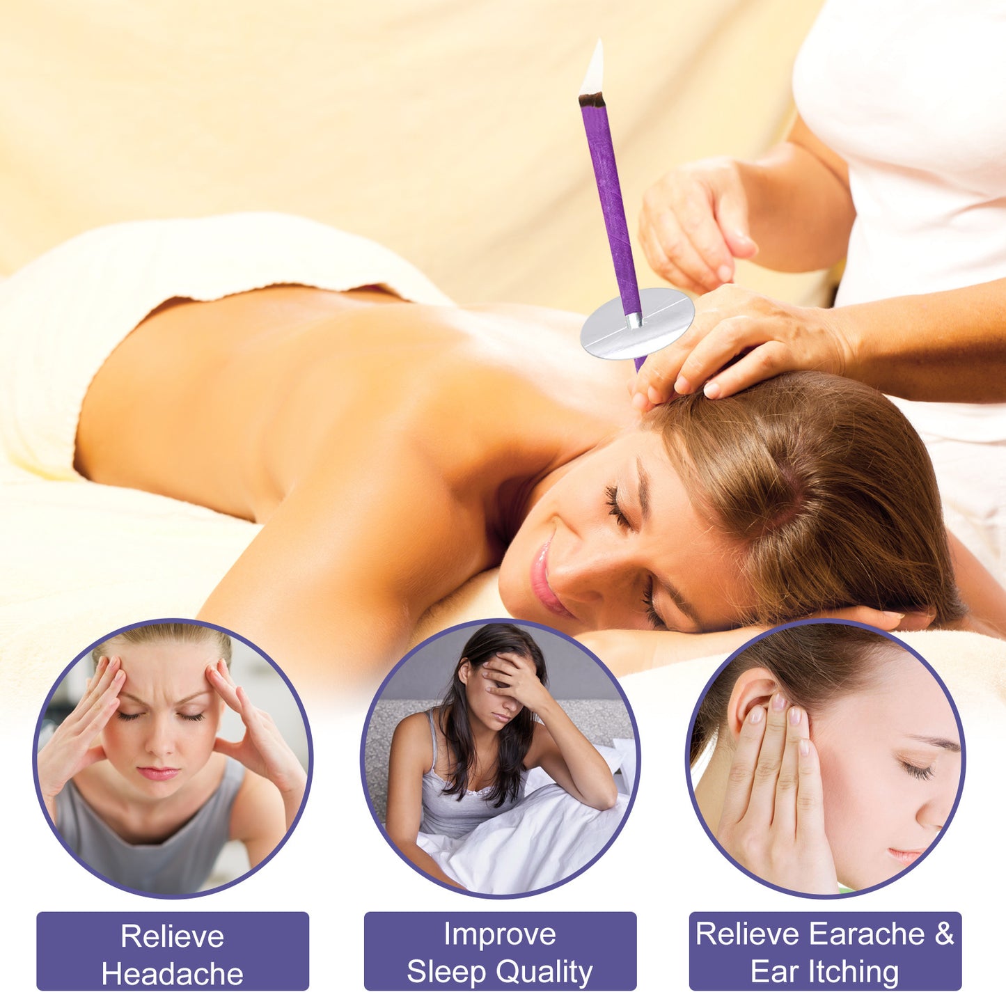 Ear Care Aromatherapy Ear Candle – Natural Wax Candles - cosyaura
